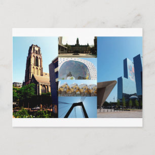 Foto Collage Rotterdam 1 Postkarte