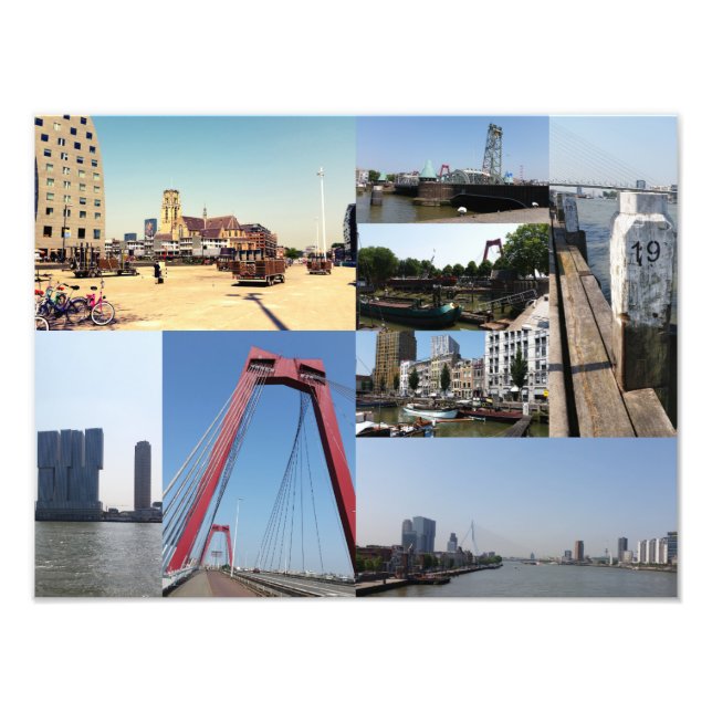 Foto Collage Rotterdam 2 (Vorne)