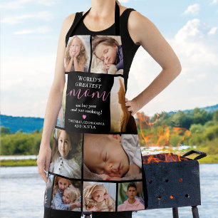 Foto-Collage-Schürze 'Beste Mutter der Welt' Schürze