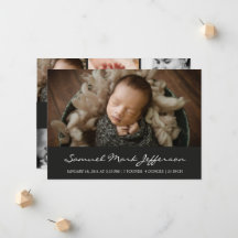 Foto Collage Schwarzer Neugeborener Junge Unisex G