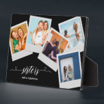 Foto Collage Sisters Niedliche Personalisierte Ges Fotoplatte<br><div class="desc">Foto Collage Sisters Niedliche Personalisierte Geschenke</div>
