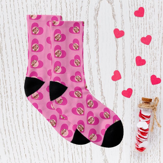 Foto Collage Valentine's Day Heart Socken (Von Creator hochgeladen)
