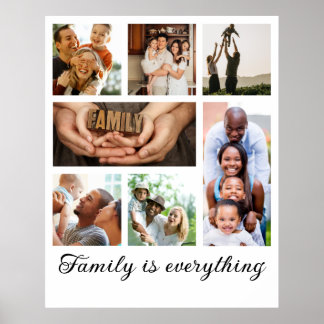 Foto Collage Wiedersehen perfekt Geschenk Poster