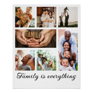 Foto Collage Wiedersehen perfekt Geschenk Poster