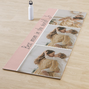 Foto Collage Yoga Mat - Beste Mama der Welt Yogamatte