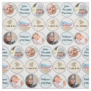 Foto-Collagen-Baby-Jungen-Name, Geburtsnotfall und Stoff