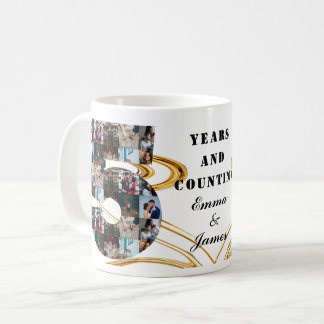 Foto Collections 5-jährige Jubiläumsgeschenke pro  Kaffeetasse