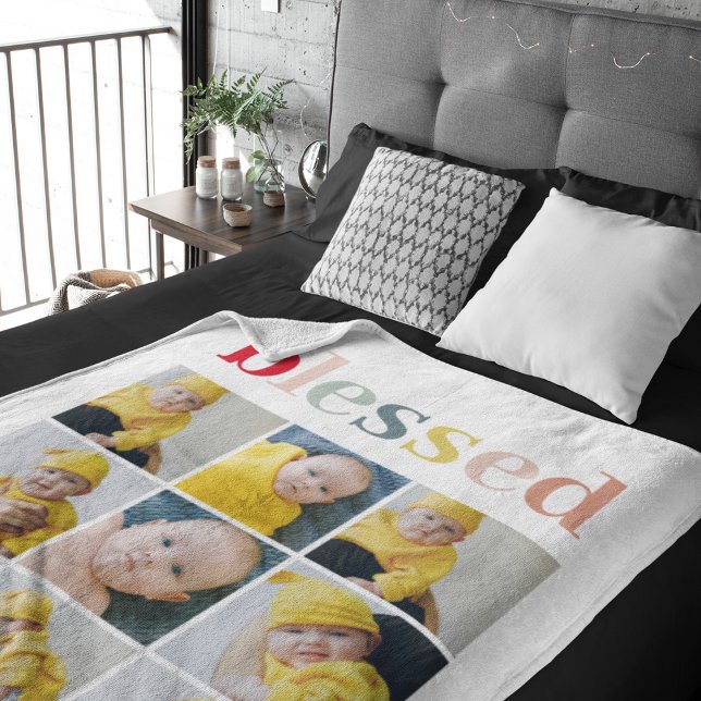 Foto Colorful Meured Holiday Gift Sherpadecke (Von Creator hochgeladen)