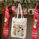 Foto Colorful Meured Holiday Gift Tragetasche<br><div class="desc">Foto Colorful Meured Holiday Gift</div>