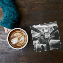 Foto, Cooler Spaß in der Luftfahrt Glasuntersetzer