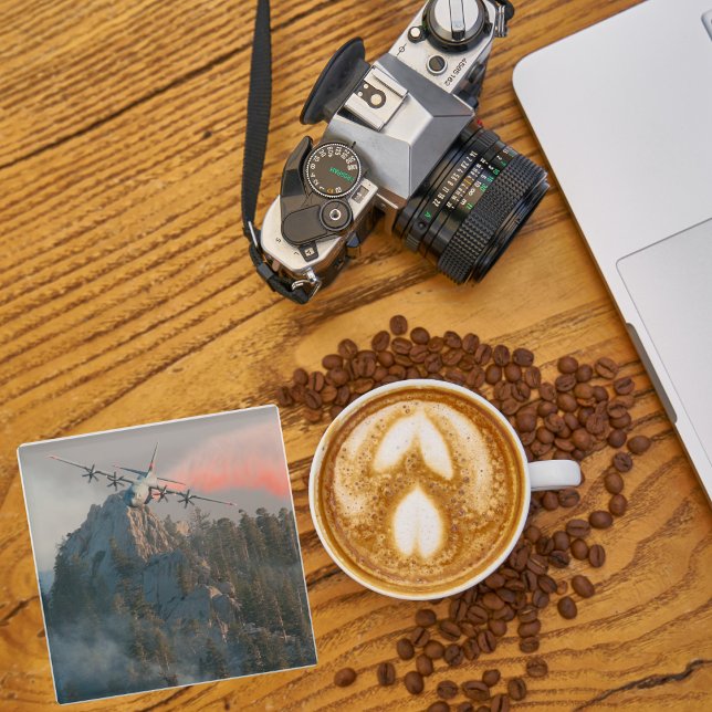 Foto, Cooler Spaß in der Luftfahrt Glasuntersetzer (Von Creator hochgeladen)