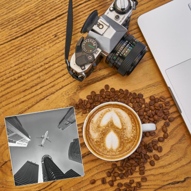 Foto, Cooler Spaß in der Luftfahrt Glasuntersetzer (Von Creator hochgeladen)