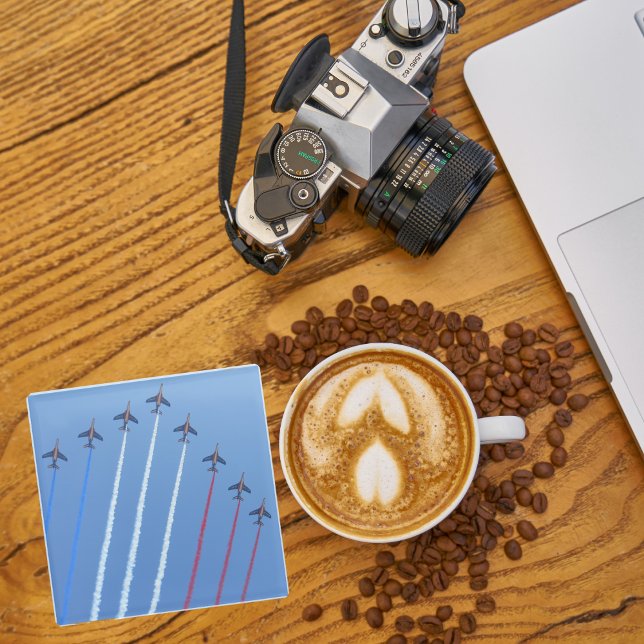 Foto, Cooler Spaß in der Luftfahrt Glasuntersetzer (Von Creator hochgeladen)