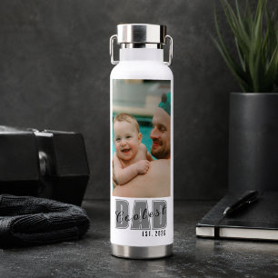 Foto Coolster Papa Est. Benutzerdefiniertes Jahr - Trinkflasche
