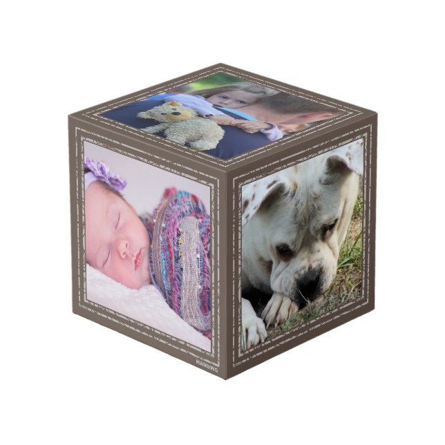 Foto Cube - Mocha Frames - HAMbWG Würfel (Vorderseite Schrägansicht)
