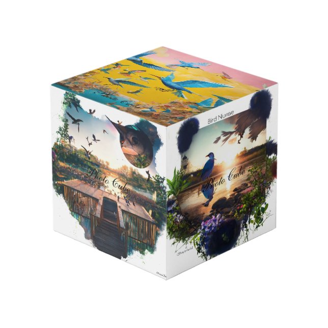 Foto Cube Würfel (Vorderseite Schrägansicht)