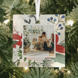Foto Custom Personalisiert Weihnachten Ornament Aus Glas