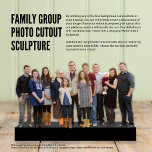 Foto Cutout-Skulptur der Familiengruppe Freistehende Fotoskulptur<br><div class="desc">Entfesseln Sie mit der Cutout-Skulptur der Familiengruppe den Power Ihrer geliebten Familienmomente. Dieses innovative Produkt bietet eine einzigartige und faszinierende Möglichkeit, Ihre Lieben in einem ganz neuen Licht zu präsentieren. Mit nur wenigen Schritten können Sie Ihr Foto in ein bemerkenswertes Kunstwerk verwandeln, indem Sie eines der verfügbaren, kostenlosen Tools zur...</div>