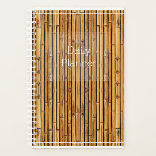 Foto Daily Plananner in Bambusdesign - HAMbWG Planer