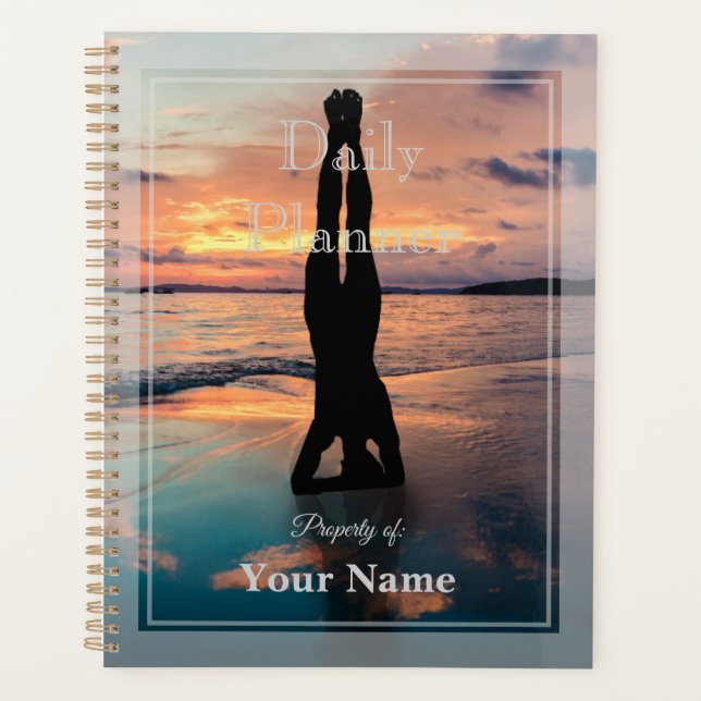 Foto Daily Planner mit Yoga - HAMbWG Planer (Vorderseite)