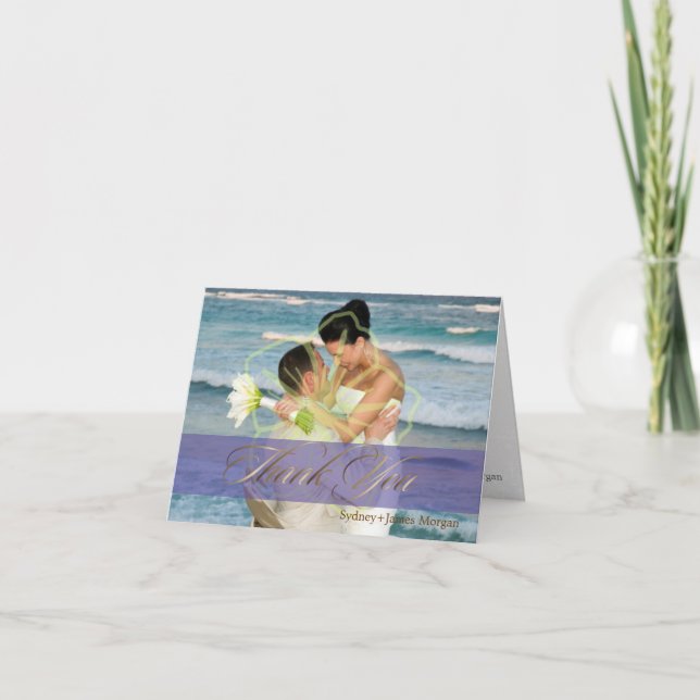 Foto danke Ihnen Karten (Vorderseite)