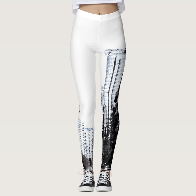 Foto de ville la nuit leggings (Vorderseite)