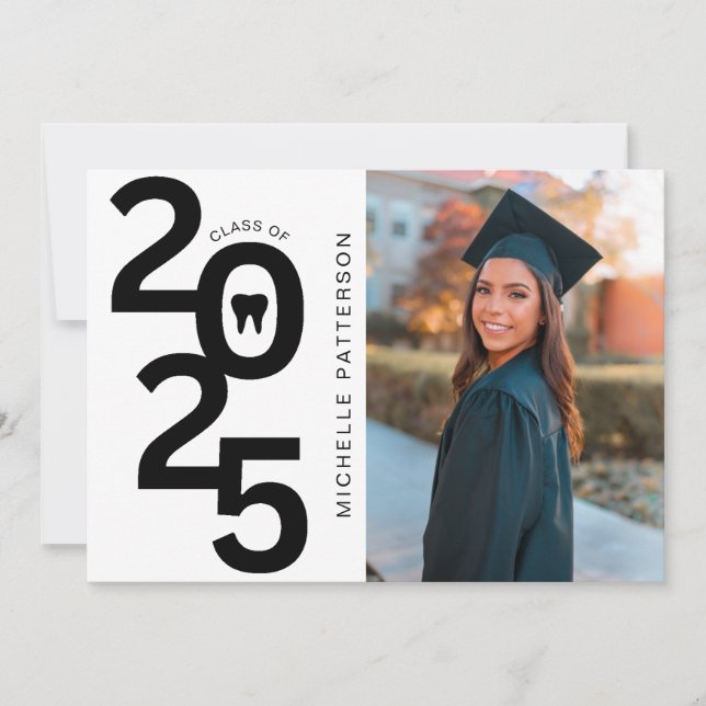 Foto Dental School Abschluss 2025 Einladung (Vorderseite)
