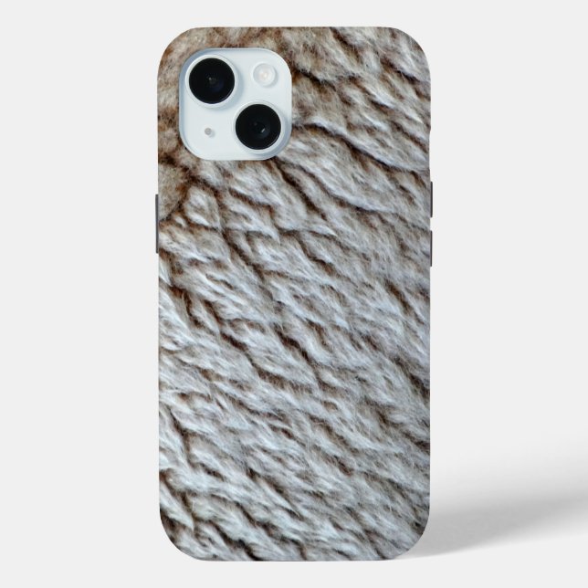 Foto der Abstrakten Natur aus Schafwolle Case-Mate iPhone Hülle (Rückseite)