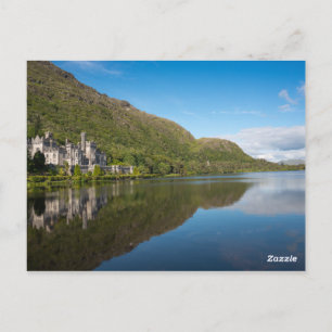 Foto der Abtei Kylemore in Connemara, Irland Postkarte