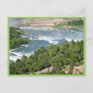 Foto der amerikanischen Seite von Niagra fällt von Postkarte