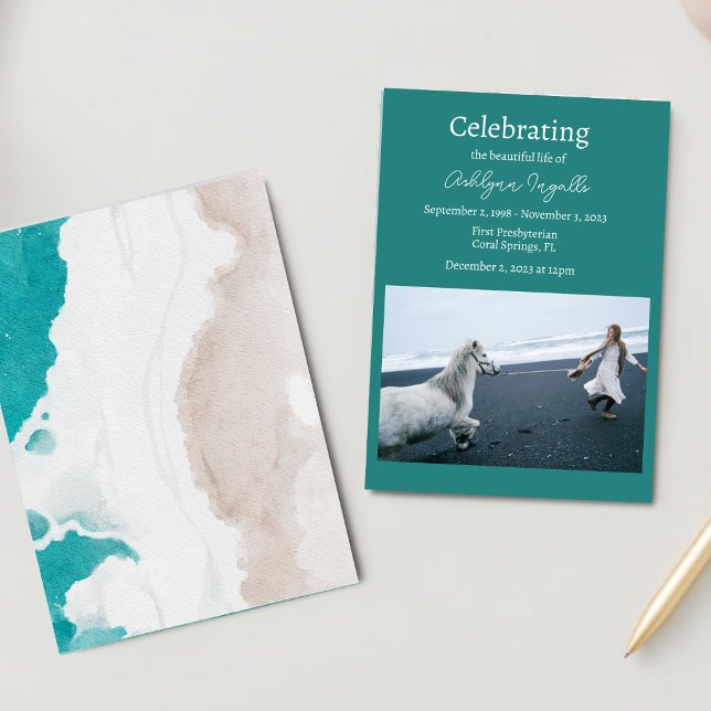 Foto der Beerdigung des Meeres Einladung (Von Creator hochgeladen)