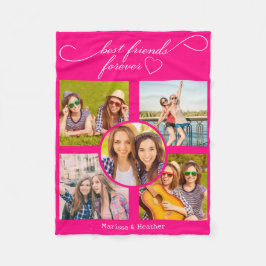 Foto der besten Freunde Fleecedecke