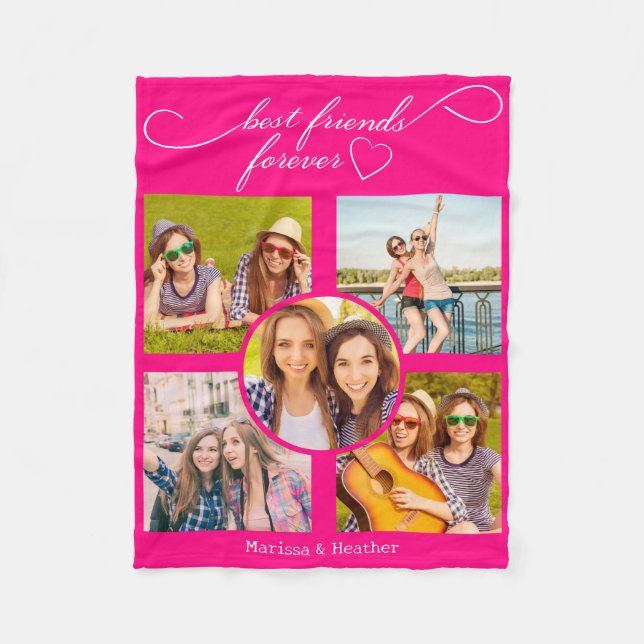 Foto der besten Freunde Fleecedecke (Vorderseite)