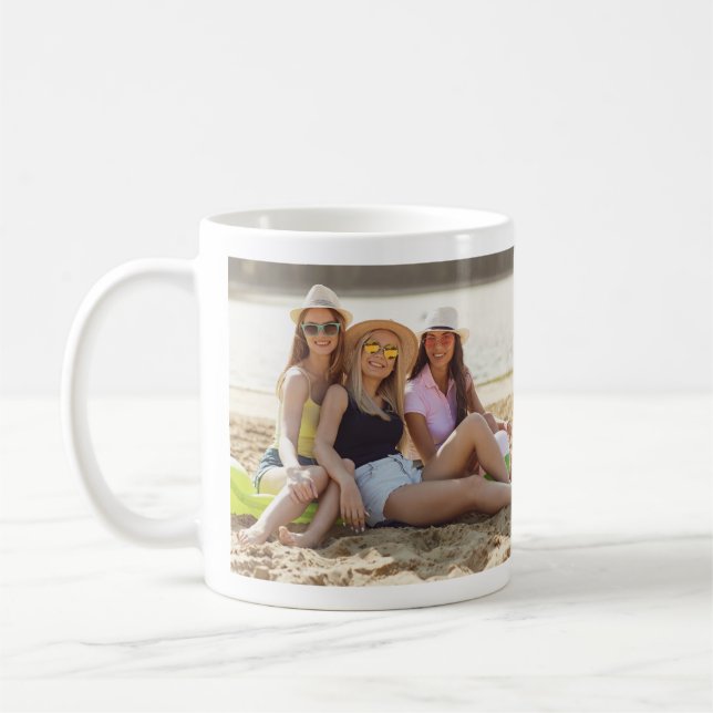 Foto der besten Freunde für immer Kaffeetasse (Links)