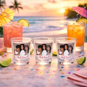 Foto der besten Freunde Schnapsglas