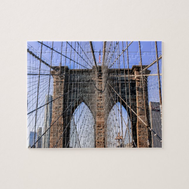 Foto der Brooklyn-Brücke in NYC (Horizontal)