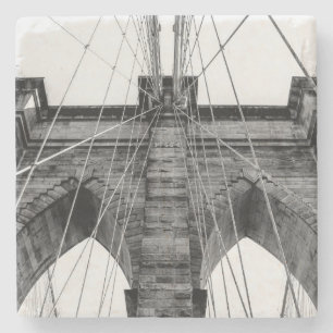 Foto der Brooklyn-Brücke in NYC Steinuntersetzer