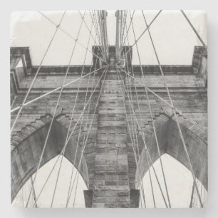 Foto der Brooklyn-Brücke in NYC Steinuntersetzer