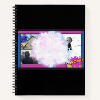 Foto der Comicen Notizbuch