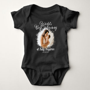 Foto der ersten Mutter Baby Strampler