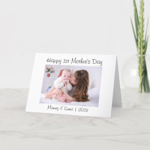 Foto der ersten Mutter Dankeskarte