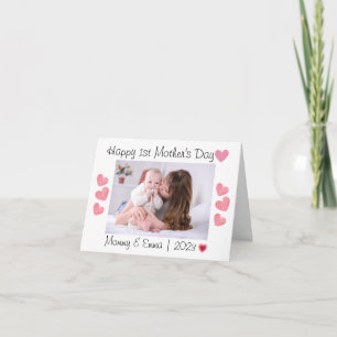 Foto der ersten Mutter Dankeskarte