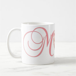 Foto der ersten Mütter New Mommy Pink Heart Kaffeetasse