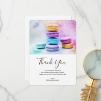 Foto der farbenfrohen Macarons