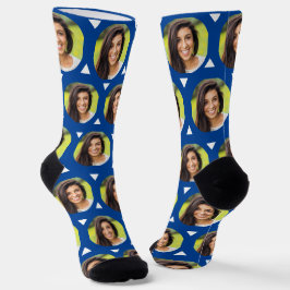 Foto der Freundin für Boyfriend Niedlich Blue Socken