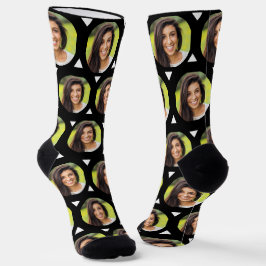 Foto der Freundin für den Niedlichen Schwarzen Fre Socken