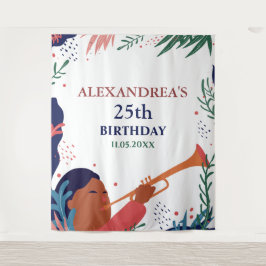 Foto der Geburtstagspartei - eigener Stand Wandteppich