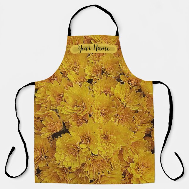 Foto der Gelbmehl-Blume Schürze (Vorderseite)