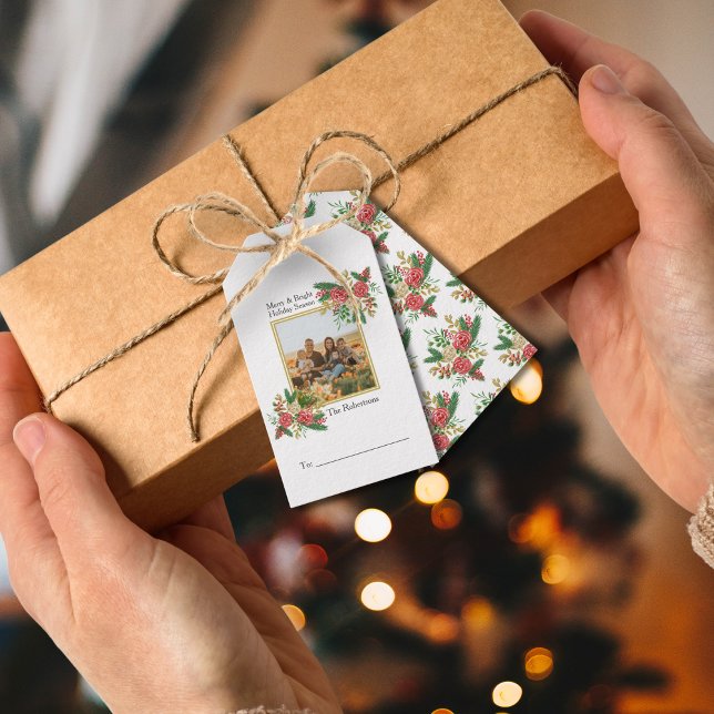 Foto der glänzenden Wasserfarben Geschenkanhänger (Von Creator hochgeladen)