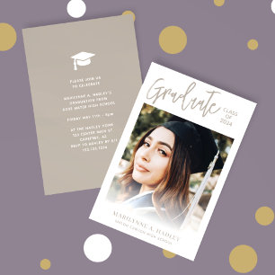 Foto der Graduierungspartei 2024 Einladung